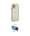 ieg™ iPhone 12 Pro Max Kılıf Çekirdek Klasik Serisi - Siyah 3D Antistatik Cam Ekran Koruyucu
