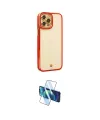 ieg™ iPhone 12 Pro Max Kılıf Çekirdek Klasik Serisi - Siyah 3D Antistatik Cam Ekran Koruyucu