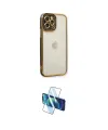 ieg™ iPhone 12 Pro Max Kılıf Çekirdek Klasik Serisi - Siyah 3D Antistatik Cam Ekran Koruyucu