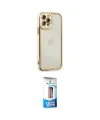 ieg™ iPhone 12 Pro Max Kılıf Çekirdek Klasik Serisi - Siyah 5D Eko Cam Ekran Koruyucu