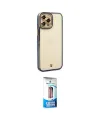 ieg™ iPhone 12 Pro Max Kılıf Çekirdek Klasik Serisi - Siyah 5D Eko Cam Ekran Koruyucu