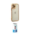 ieg™ iPhone 12 Pro Max Kılıf Çekirdek Klasik Serisi - Siyah 5D Eko Cam Ekran Koruyucu