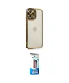 ieg™ iPhone 12 Pro Max Kılıf Çekirdek Klasik Serisi - Siyah 5D Eko Cam Ekran Koruyucu