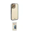 ieg™ iPhone 12 Pro Max Kılıf Çekirdek Klasik Serisi - Siyah 6D Mat Seramik Hayalet Nano Ekran Koruyucu