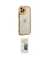ieg™ iPhone 12 Pro Max Kılıf Çekirdek Klasik Serisi - Siyah 6D Mat Seramik Hayalet Nano Ekran Koruyucu