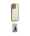 ieg™ iPhone 12 Pro Max Kılıf Çekirdek Klasik Serisi - Siyah Bilvis Hayalet Cam Ekran Koruyucu