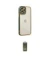 ieg™ iPhone 12 Pro Max Kılıf Çekirdek Klasik Serisi - Siyah Joko Magic 5D Hayalet Cam