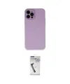 ieg™ iPhone 12 Pro Max Kılıf Çekirdek Modern Serisi - Şeffaf Uv Polymer Nano Ekran Koruyucu