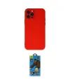 ieg™ iPhone 12 Pro Max Kılıf Çekirdek Modern Serisi - Siyah 18D Cam Ekran Koruyucu