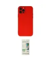 ieg™ iPhone 12 Pro Max Kılıf Çekirdek Modern Serisi - Siyah 20D Premium Cam Ekran Koruyucu