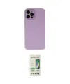 ieg™ iPhone 12 Pro Max Kılıf Çekirdek Modern Serisi - Siyah 20D Premium Cam Ekran Koruyucu