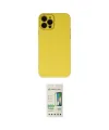ieg™ iPhone 12 Pro Max Kılıf Çekirdek Modern Serisi - Siyah 20D Premium Cam Ekran Koruyucu