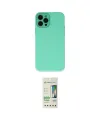 ieg™ iPhone 12 Pro Max Kılıf Çekirdek Modern Serisi - Siyah 20D Premium Cam Ekran Koruyucu