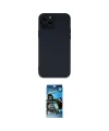 ieg™ iPhone 12 Pro Max Kılıf Çekirdek Modern Serisi - Siyah 34D Izgaralı Cam