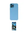 ieg™ iPhone 12 Pro Max Kılıf Çekirdek Modern Serisi - Siyah 34D Izgaralı Cam