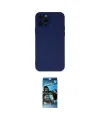 ieg™ iPhone 12 Pro Max Kılıf Çekirdek Modern Serisi - Siyah 34D Izgaralı Cam