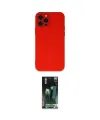 ieg™ iPhone 12 Pro Max Kılıf Çekirdek Modern Serisi - Siyah 360 Mat Full Body Arka Koruyucu