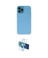 ieg™ iPhone 12 Pro Max Kılıf Çekirdek Modern Serisi - Siyah 3D Antistatik Cam Ekran Koruyucu