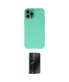 ieg™ iPhone 12 Pro Max Kılıf Çekirdek Modern Serisi - Siyah 3D Antistatik Hayalet Cam Ekran Koruyucu