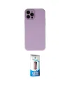 ieg™ iPhone 12 Pro Max Kılıf Çekirdek Modern Serisi - Siyah 5D Eko Cam Ekran Koruyucu