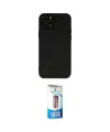 ieg™ iPhone 12 Pro Max Kılıf Çekirdek Modern Serisi - Siyah 5D Eko Cam Ekran Koruyucu