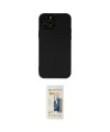 ieg™ iPhone 12 Pro Max Kılıf Çekirdek Modern Serisi - Siyah 6D Mat Seramik Hayalet Nano Ekran Koruyucu