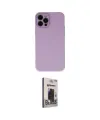 ieg™ iPhone 12 Pro Max Kılıf Çekirdek Modern Serisi - Siyah Bilvis Hayalet Cam Ekran Koruyucu