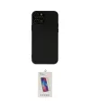 ieg™ iPhone 12 Pro Max Kılıf Çekirdek Modern Serisi - Siyah Joko 5D Cam