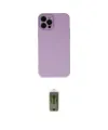 ieg™ iPhone 12 Pro Max Kılıf Çekirdek Modern Serisi - Siyah Joko Magic 5D Hayalet Cam