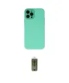 ieg™ iPhone 12 Pro Max Kılıf Çekirdek Modern Serisi - Siyah Joko Magic 5D Hayalet Cam