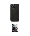 ieg™ iPhone 12 Pro Max Kılıf Çekirdek Yansıma - Şeffaf Temperli Cam Ekran Koruyucu