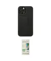 ieg™ iPhone 12 Pro Max Kılıf Çekirdek Yansıma - Siyah 20D Premium Cam Ekran Koruyucu
