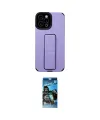 ieg™ iPhone 12 Pro Max Kılıf Çekirdek Yansıma - Siyah 34D Izgaralı Cam
