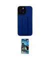 ieg™ iPhone 12 Pro Max Kılıf Çekirdek Yansıma - Siyah 34D Izgaralı Cam