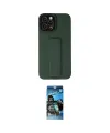 ieg™ iPhone 12 Pro Max Kılıf Çekirdek Yansıma - Siyah 34D Izgaralı Cam
