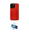 ieg™ iPhone 12 Pro Max Kılıf Çekirdek Yansıma - Siyah 3D Antistatik Cam Ekran Koruyucu
