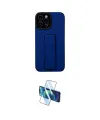 ieg™ iPhone 12 Pro Max Kılıf Çekirdek Yansıma - Siyah 3D Antistatik Cam Ekran Koruyucu