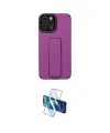 ieg™ iPhone 12 Pro Max Kılıf Çekirdek Yansıma - Siyah 3D Antistatik Cam Ekran Koruyucu
