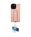 ieg™ iPhone 12 Pro Max Kılıf Çekirdek Yansıma - Siyah 3D Antistatik Cam Ekran Koruyucu