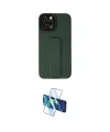 ieg™ iPhone 12 Pro Max Kılıf Çekirdek Yansıma - Siyah 3D Antistatik Cam Ekran Koruyucu