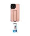 ieg™ iPhone 12 Pro Max Kılıf Çekirdek Yansıma - Siyah 5D Eko Cam Ekran Koruyucu