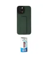 ieg™ iPhone 12 Pro Max Kılıf Çekirdek Yansıma - Siyah 5D Eko Cam Ekran Koruyucu