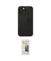 ieg™ iPhone 12 Pro Max Kılıf Çekirdek Yansıma - Siyah 6D Mat Seramik Hayalet Nano Ekran Koruyucu