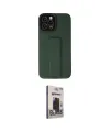 ieg™ iPhone 12 Pro Max Kılıf Çekirdek Yansıma - Siyah Bilvis Hayalet Cam Ekran Koruyucu