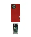 ieg™ iPhone 12 Pro Max Kılıf Doruk Asil Koleksiyonu - Şeffaf 360 Full Body Arka Koruyucu