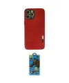 ieg™ iPhone 12 Pro Max Kılıf Doruk Asil Koleksiyonu - Siyah 18D Cam Ekran Koruyucu