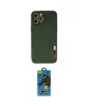 ieg™ iPhone 12 Pro Max Kılıf Doruk Asil Koleksiyonu - Siyah 18D Cam Ekran Koruyucu