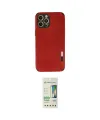 ieg™ iPhone 12 Pro Max Kılıf Doruk Asil Koleksiyonu - Siyah 20D Premium Cam Ekran Koruyucu