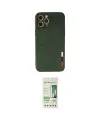 ieg™ iPhone 12 Pro Max Kılıf Doruk Asil Koleksiyonu - Siyah 20D Premium Cam Ekran Koruyucu