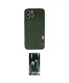 ieg™ iPhone 12 Pro Max Kılıf Doruk Asil Koleksiyonu - Siyah 360 Mat Full Body Arka Koruyucu